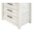 thumbnail image 2 of Camaflexi Rustic Nightstand 3-Drawer Night Stand Side Table & Organizer, Antique Gray, 2 of 11