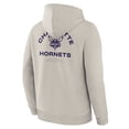 thumbnail image 5 of Men's Fanatics Off White Charlotte Hornets Crossover Collection Blocked Shot Premium Pullover Hoodie, 5 of 5