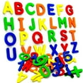 thumbnail image 4 of 24-76pcs EVA Foam Magnetic Alphabet Letters Learning Spelling Counting Set Refrigerator Stickers Educational Toys For Toddlers 76pcs Mix, 4 of 6