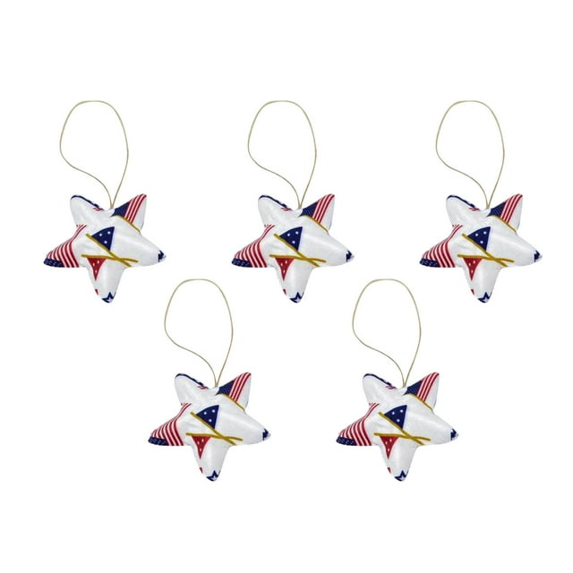 Ganfancp Estrellas Del Día de La Independencia Decoraciones Estrella de Cinco Puntas 6Cm Liquidación Ventas Hoy Ofertas Prime 5 Pentagramas
