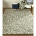 thumbnail image 3 of 2' X 3' Blue Gray And Ivory Wool Geometric Tufted Handmade Stain Resistant Area Rug, 3 of 10