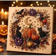 thumbnail image 5 of Halloween Ghost Pearl Art DIY Kit 3D Diamond Painting Craft with Cute Halloween Design Pearl Art Kits for Adults DIY Fall Home Decor Wall Art for Parties and Seasonal Gifts (#B), 5 of 5