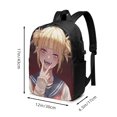 thumbnail image 3 of My Hero Academia Himiko Toga Laptop Backpack Daypack School Student Bookbag Satchel Rucksack Shoulders Travel Bag With USB Headphone Charging Port, 3 of 8
