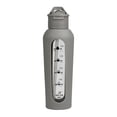 thumbnail image 2 of Botella de agua de vidrio, jarra de agua de gran capacidad, portátil con asa de transporte para beber Gris, 2 of 9