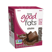 Love Good Fats Chocolate Milk Shake Packet 1.34 oz, 8 pack