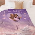 thumbnail image 3 of Custom Memorial Blanket with Photos for Loss of Mom Dad Son Daughter Customized Memory Gift of Departed Loved Ones Blankets, 3 of 5