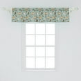 thumbnail image 2 of Ambesonne Woodsy Window Valance, Friendly Woodland Elements, 54" X 12", Multicolor, 2 of 3