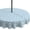 Brush Blue, variant on Outdoor Tablecloth with Umbrella Hole and Zipper, 60 x 84 Inch Water-Repellent Patio Table Cloth, Rectangle Table Covers for Backyard Garden, Clemens Noir Blue