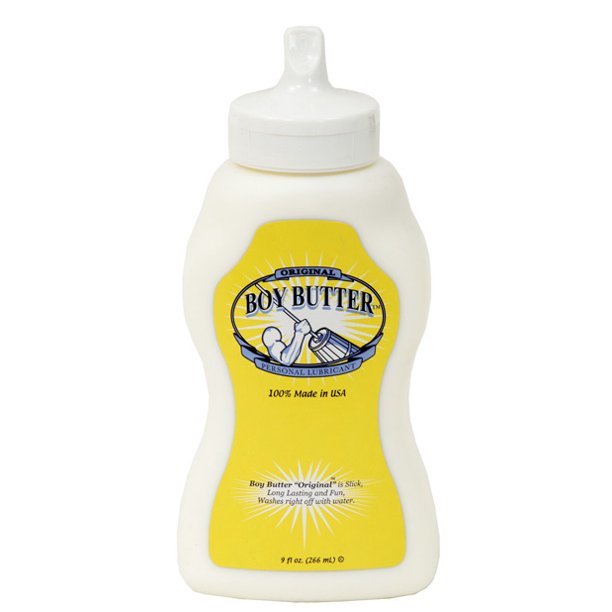 Boy Butter Churn Style 9 oz Squeeze Bottle