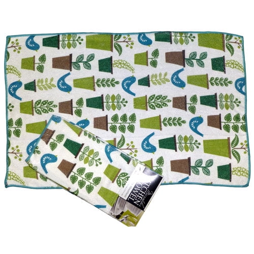 John Ritzenthaler Ritz Print Microfiber Kitchen Towel Herb