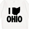 thumbnail image 3 of Inktastic I Love Ohio with State Silhouette Toddler Sweatshirt, 3 of 4