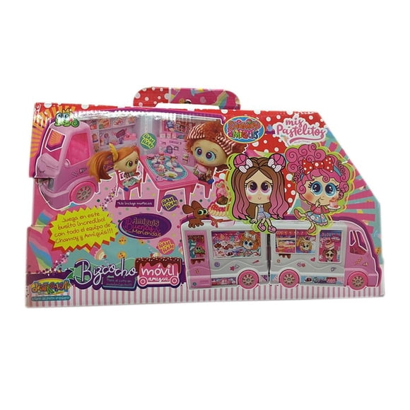 Set de Juego Distroller Chamoy y Amiguis Bizcocho Móvil Mis Pastelitos