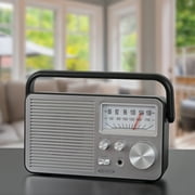 Jensen Portable AM/FM Radio, Black, MR-750-BK
