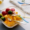 thumbnail image 4 of Beautynvta Stainless Steel Fruit Fork, Dessert Fork Salad Fork Cake Fork Cheese Fork, Two Tooth Fork, Mirror-Polished, Dishwasher-Safe, 4 of 5