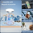 thumbnail image 2 of Rancase for Samsung Galaxy S24 FE 5G Case Magnetic Luxury Glitter Clear Phone Case [Compatible with MagSafe] Full Camera Lens Protection Love Heart Case for Women Girls for Galaxy S24 FE 5G,Gold, 2 of 6