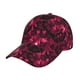 thumbnail image 1 of Balery Burgundy Tie Dye Gorra de béisbol de tamaño ajustable para correr, entrenar y actividades al aire libre. Gorra de papá para todas las estaciones., 1 of 6