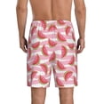 thumbnail image 3 of Kdxio Cute Watermelon Print Mens Sleep Shorts Bottoms Soft Comfy Pajama Wear Pants with Drawstring Pockets, 3 of 7