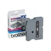 Brother P-Touch TX Tape Cartridge for PT-8000, PT-PC, PT-30/35, 1/2"w, Black on Clear