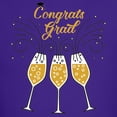 thumbnail image 3 of CafePress - Congrats Grad Champagne T Shirt - Dark T-Shirt Kids XS-XL, 3 of 4