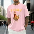 thumbnail image 2 of Funny Rooster Graphic Tee Mens Casual Short Sleeve Crewneck Shirt For Daily Wear And Outdoor Activities Comfortable Fit, 2 of 4