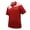 Red/Venetian Red, variant on Men's Sun Stripe Contrast Golf Golf Polo Shirt #1141
