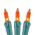thumbnail image 4 of Novelty Lights Amber/Orange 100 Light Incandescent Mini Christmas String Lights 50 Feet, 4 of 7