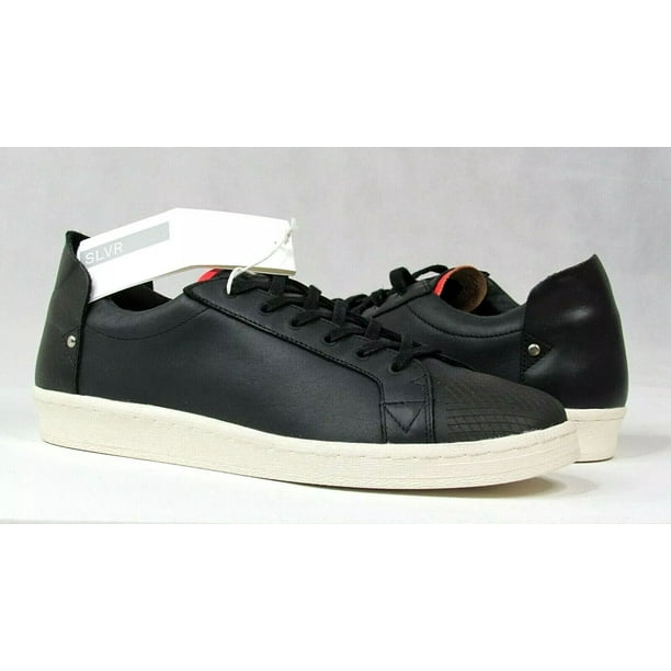 DEADSTOCK Adi-das SLVR Cupsole Lo Top LAC Sport Style Sneaker Black Q35316 Sz 9.5