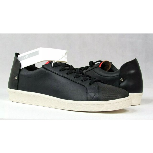 DEADSTOCK Adi-das SLVR Cupsole Lo Top LAC Sport Style Sneaker Black Q35316 Sz 9.5