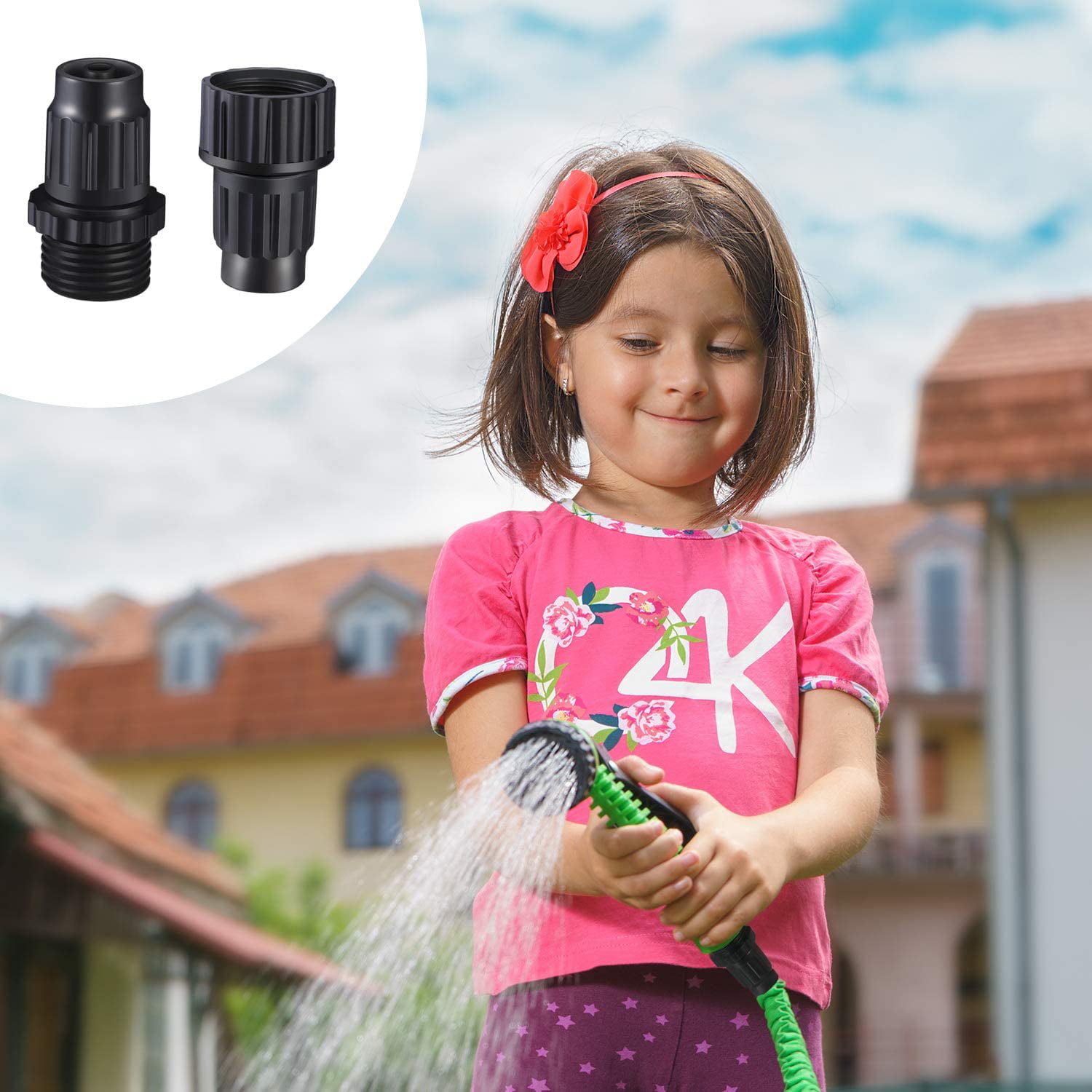 Details about   4 Sets Garden Expandable Hose Repair Kit Plastic Faucet Adapter Rubber Gaskets 