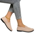 thumbnail image 5 of CAIXAI Walking Shoes Women Wide Toe Box Sneakers Women Lightweight Knit Upper Embroidery Womens Shoes Sneakers Slip on Arch Support Mary Jane Flats Women Hands Free Pull-On Shoes, 5 of 7