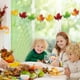 thumbnail image 5 of Decoración del hogar, decoración de habitaciones, decoración de paredes, accesorios festivos desarrollados recientemente, decoraciones para fiestas de Acción de Gracias, calabazas de otoño, pavos, ban, 5 of 6