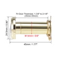 thumbnail image 2 of Uxcell Solid 200 Degree Door Viewer Peephole with Cover for Thick Doors Part Brass Gold Tone 2pcs, 2 of 4