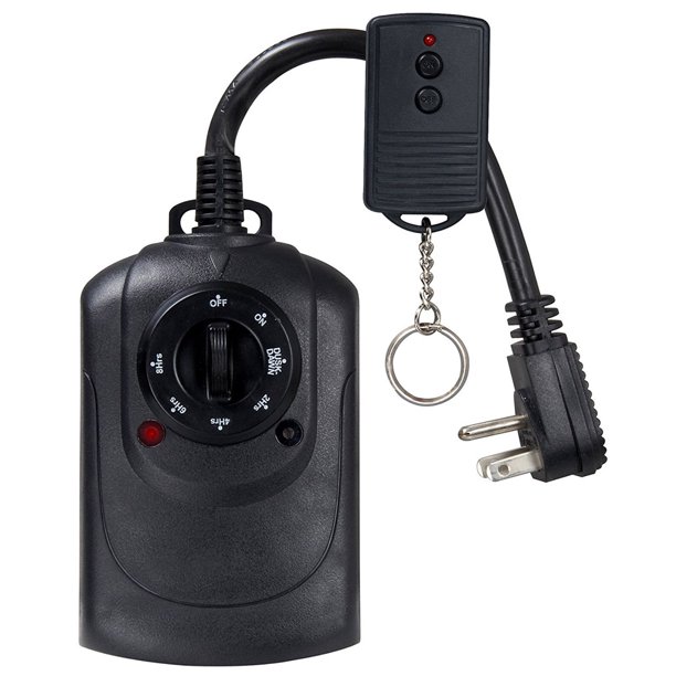 Utilitech Outdoor 2Outlet Photocell Timer with Wireless Remote