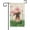 Boxer, variant on Spring Summer Dog Decorative Garden Flag Beagle Lotus Flowers Outside Banner for Yard Farmhouse Double Side 12.5x18 Inch