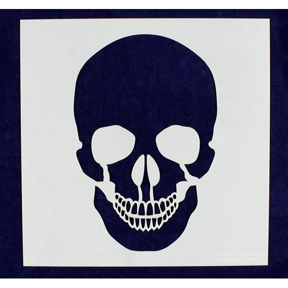 Large Skull Stencil 14 Mil 12" X 12" Painting /Crafts/ Templates