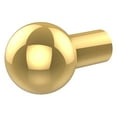 thumbnail image 2 of Allied Brass 1-in Cabinet Knob, Polished Brass, 2 of 2