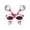 Red, variant on CSStudio Alien Slug Eye Novelty Party Glasses 3 Color Plastic Funny Protruding Eyeball Goggles Spooky Cosplay Photo Booth Prop For Halloween Birthday Indoor Outdoor Event