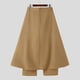 thumbnail image 5 of Ceisia Men's Gift Casual Fashion Solid Color Pocket Button High Waist Splice Trendy Versatile Straight Leg Pants, 5 of 8