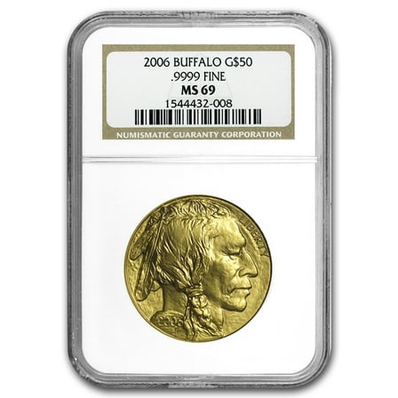 2006 1 oz Gold Buffalo MS-69 NGC