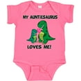 thumbnail image 3 of Inktastic My Auntiesaurus Loves Me Boys or Girls Baby Bodysuit, 3 of 5