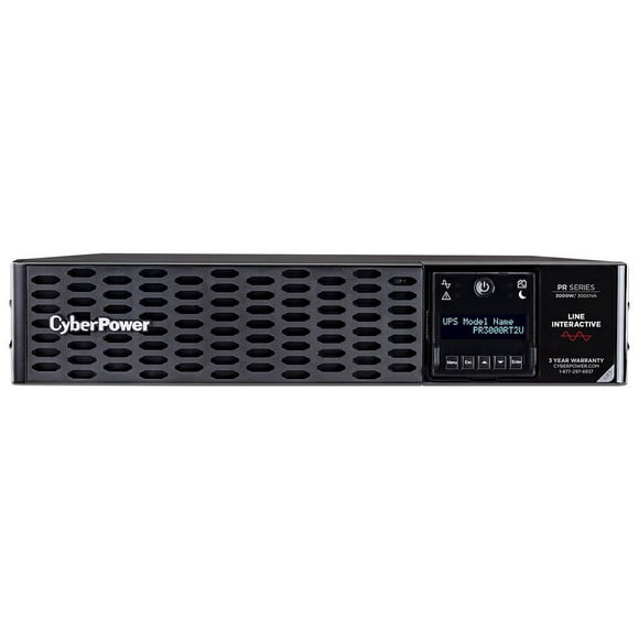 No-Break CyberPower PR3000RT2U, 3000VA 3000W , con 8 contactos NEMA CyberPower PR3000RT2U