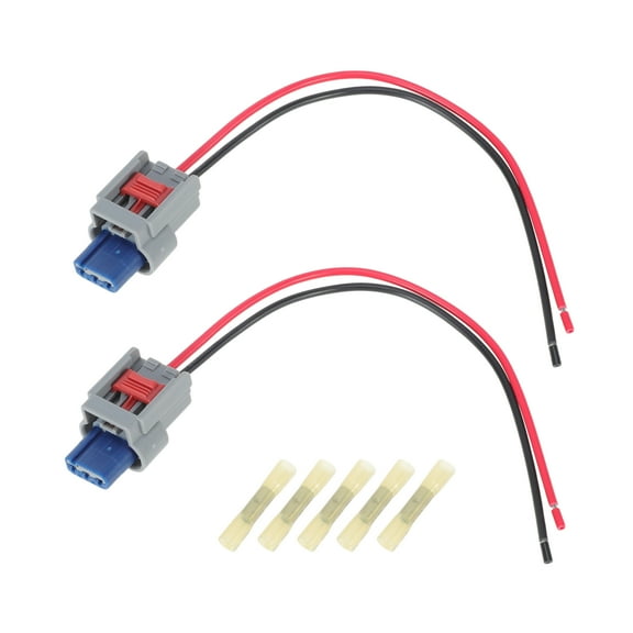 Unique Bargains 2Pcs Ignition Coil Connector Plug Harness for Chrysler 200 2007-2014 Ignition Coilpack Female Connector Pigtail w/ Teminals for Dodge Journey 2009-2020 No.4606824AC/4606869AA