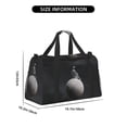 thumbnail image 3 of Balery Astronaut Sitting On Mercury Planet Bolsa de Gimnasio para Mujeres, Bolsa de Viaje con Bolsillo Húmedo, Bolsa de Fin de Semana para Mujeres, Bolsa de Viaje Resistente al Agua, 3 of 7
