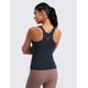 thumbnail image 5 of Top CRZ YOGA Butterluxe con espalda racer y sostén acolchado Azul Marino L, 5 of 6