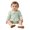 Green, variant on Gunia Toddler Boy Girl Outfit Striped Long Sleeve Bodysuit Romper Front Snap Closure Casual Fall Clothes Set Green 6-12 Months