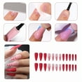 thumbnail image 7 of RAGUPEL 24Pcs Glue on Nails for Women,Cherry Stiletto Press on Nails,Matte Surface Nail Press Ons,Cute Nails for Parties,Gatherings and Photo Shoots,Style2, 7 of 7