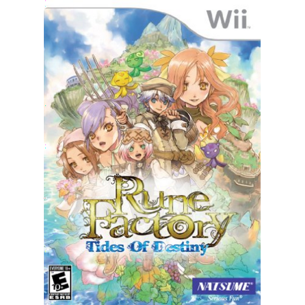 Wii Rpg Rune Factory Tides Of Destiny Wii Walmart Com Walmart Com