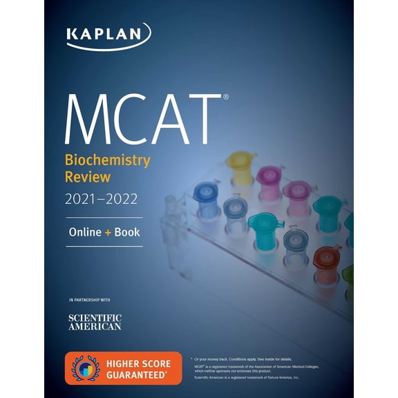 Kaplan Test Prep: MCAT Biochemistry Review 2021-2022 : Online Book (Paperback)