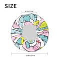 thumbnail image 6 of Easygdp Space Doodle Shower Caps for Women, Double Waterproof Layers Shower Cap, Quick Drying Bath Hair Cap Reusable, 6 of 9