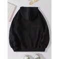 thumbnail image 4 of Sudadera Con Capucha Con Cordón Gráfico De Halloween, Sudadera Con Capucha De Bolsillo Informal Para Invierno Y Otoño, Ropa De Mujer, 4 of 4